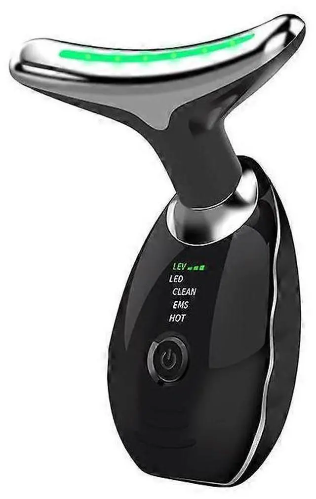 Main image of Ecocleanpath Portable Facial Massager with 7 LED Colors & Heat - Dolphin Design for Face & Neck Care