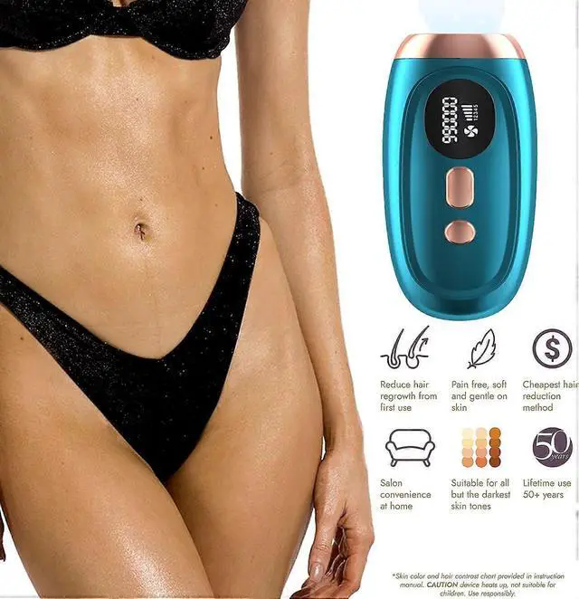 Alt view image 4 of 4 - Ecocleanpath Professional IPL Laser Hair Removal Device with Cooling System - Painless & Permanent Full Body Use