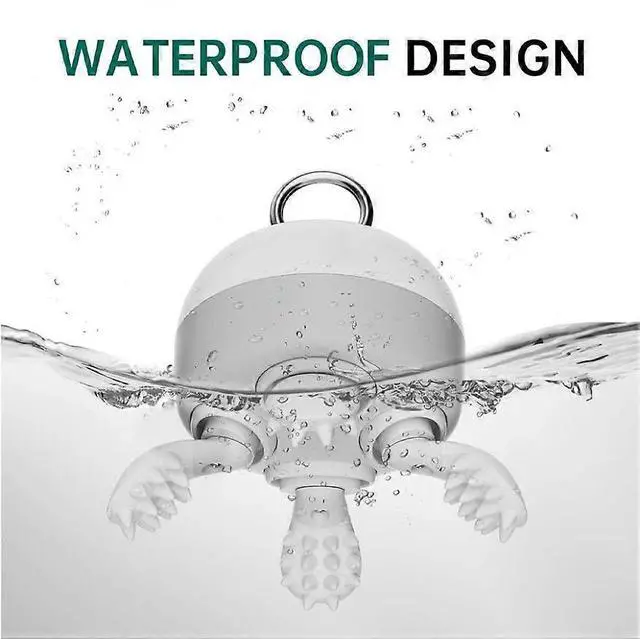 Alt view image 3 of 5 - Ecocleanpath Rechargeable Electric Scalp Massager for Hair Growth & Stress Relief, Waterproof Head & Body Massager, White