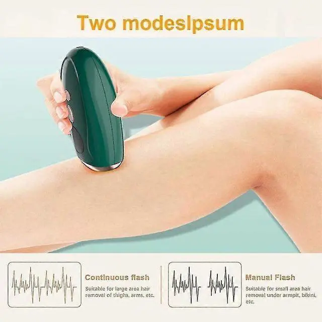 Alt view image 4 of 5 - Ecocleanpath Laser Painless IPL Hair Removal Device, 5 Intensity Levels & 2 Modes for Permanent Smooth Skin