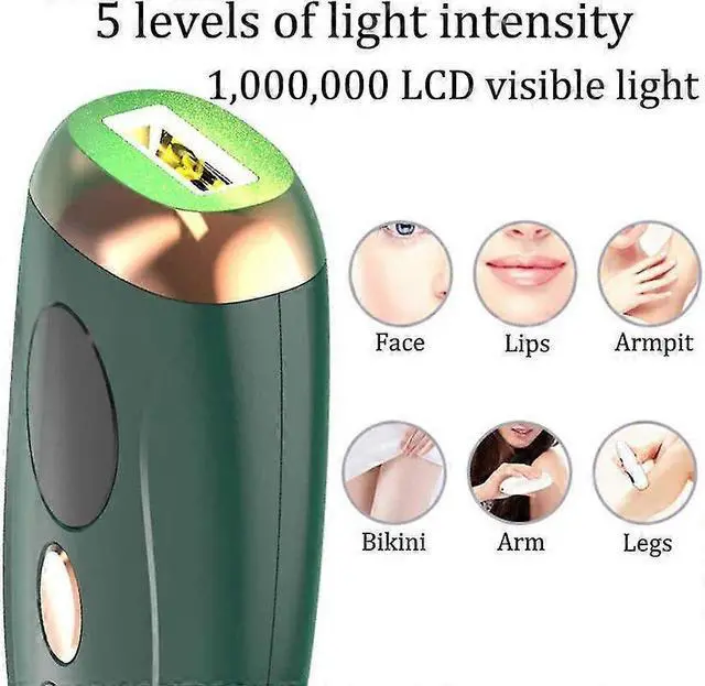 Alt view image 3 of 5 - Ecocleanpath Laser Painless IPL Hair Removal Device, 5 Intensity Levels & 2 Modes for Permanent Smooth Skin