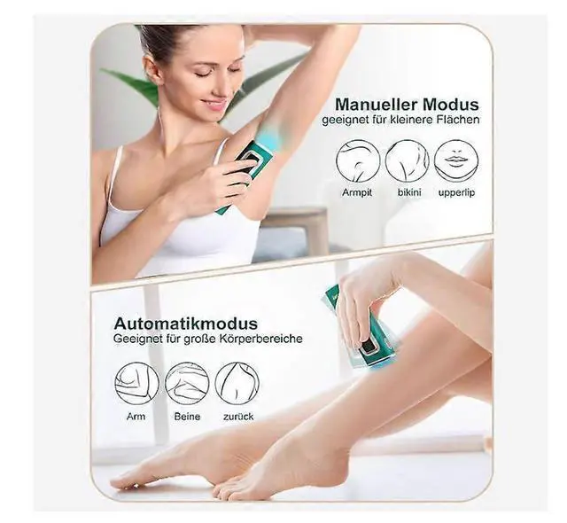 Alt view image 4 of 5 - Ecocleanpath IPL Laser Hair Removal Device with Cooling Function - 5 Levels, Painless At-Home Treatment for Women & Men