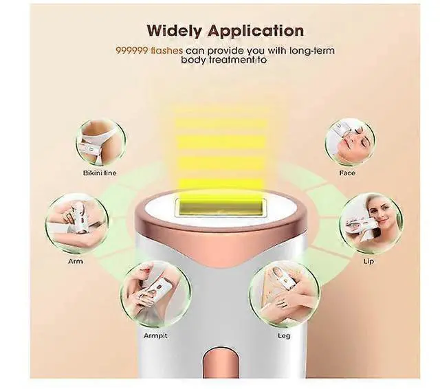 Alt view image 4 of 5 - Ecocleanpath LPL Permanent Hair Removal Device, 999,999 Flashes IPL Laser for Home Use, Painless & Fast