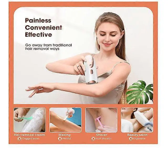 Alt view image 5 of 5 - Ecocleanpath LPL Permanent Hair Removal Device, 999,999 Flashes IPL Laser for Home Use, Painless & Fast