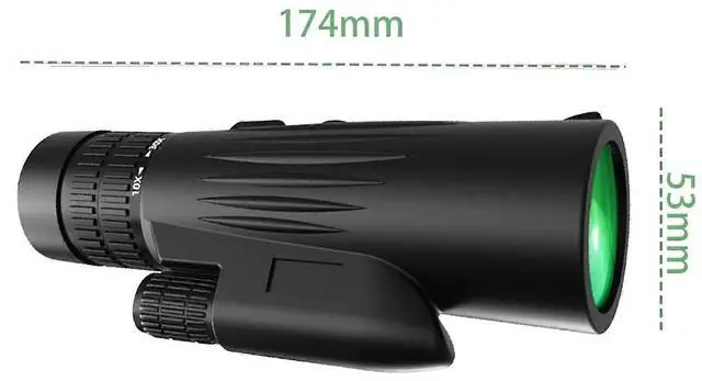 Alt view image 4 of 5 - Ecocleanpath 10-30x42 Zoom Monocular Telescope with Phone Holder & Tripod, Compact Portable for Outdoor & Sports