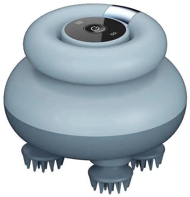 Main image of Ecocleanpath Electric Scalp & Body Massager, IPX7 Waterproof, 84 Node Cordless Head Massager for Relaxation & Hair Growth (Blue)