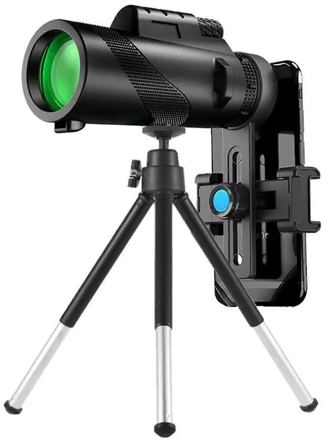 Main image of Ecocleanpath 50x60 HD Monocular Telescope with Smartphone Adapter & Tripod, Night Vision for Hunting, Bird Watching, Stargazing