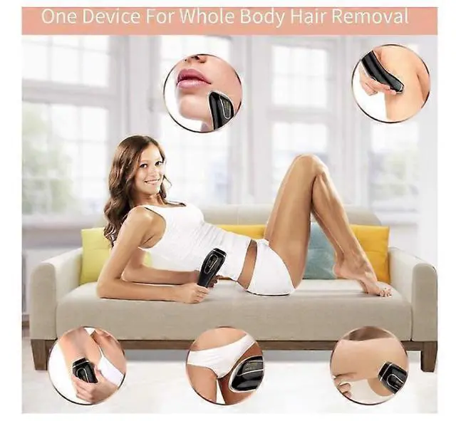 Alt view image 5 of 5 - Ecocleanpath T130726H3 IPL Hair Removal Device, 999,999 Flashes Permanent At-Home Epilator with 5 Energy Levels