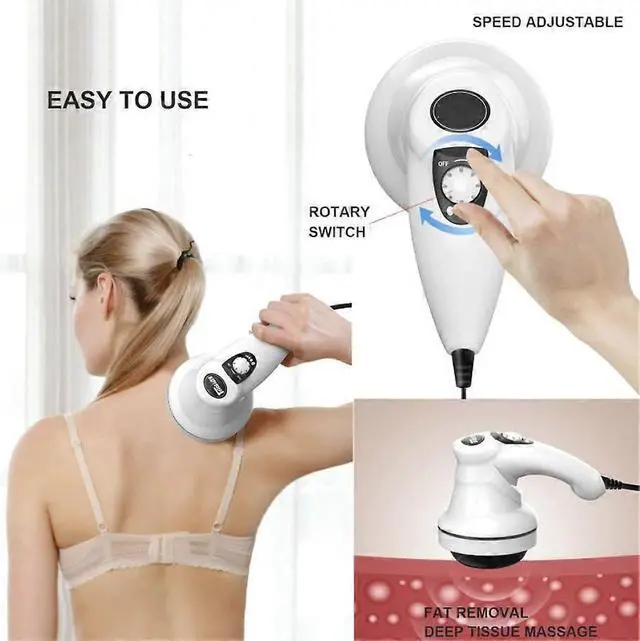 Alt view image 4 of 5 - Ecocleanpath Electric Cellulite Massager Machine - 8 Heads Body Sculpting & Fat Removal, Purple