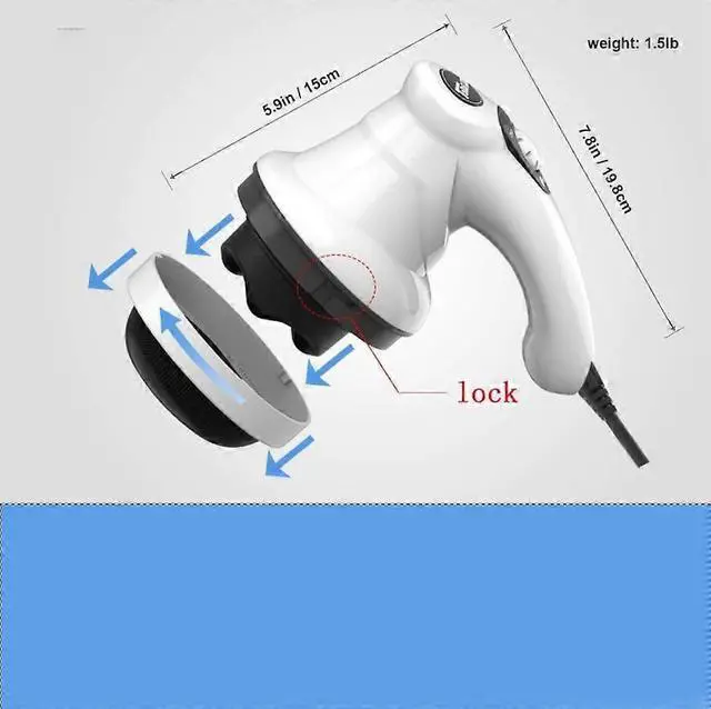 Alt view image 5 of 5 - Ecocleanpath Electric Cellulite Massager Machine - 8 Heads Body Sculpting & Fat Removal, Purple