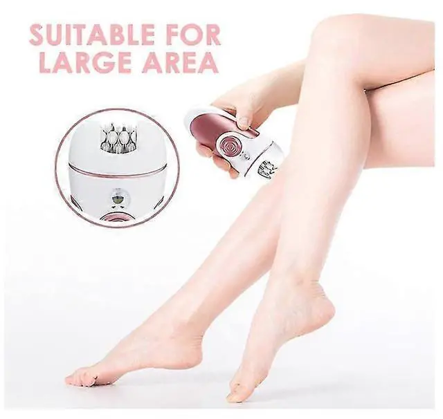 Alt view image 2 of 3 - Ecocleanpath TMY0408 Laser Hair Removal Epilator Kit - 4-in-1 Cordless with 2 Speeds & LED Light