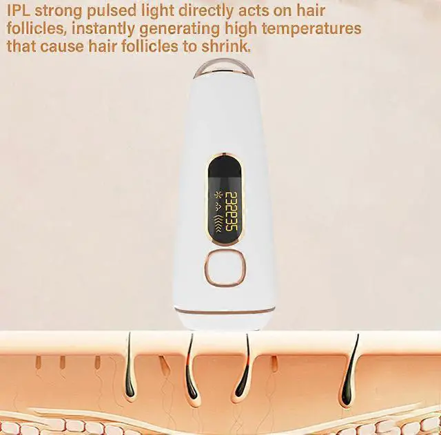 Alt view image 4 of 5 - Ecocleanpath Permanent IPL Hair Remover Device, 999,999 Flashes for Full Body, 5 Energy Levels & Auto/Manual Modes