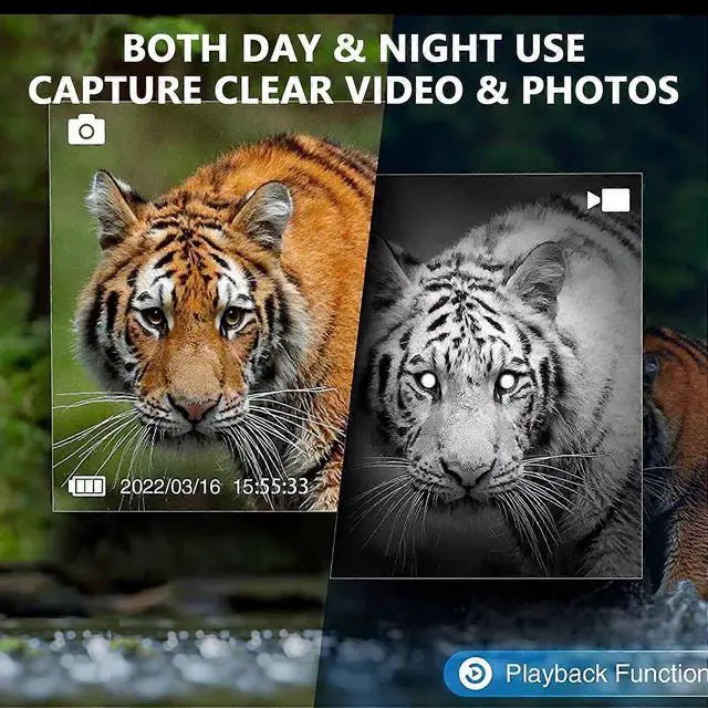 Alt view image 3 of 5 - Ecocleanpath 1080P Night Vision Monocular with 5X Zoom & 300m Range, Infrared Goggles for Hunting, Camping