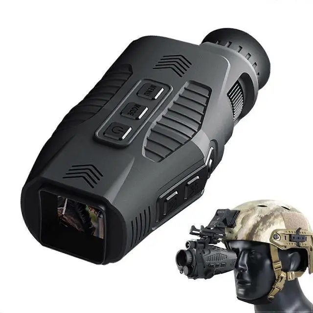 Alt view image 5 of 5 - Ecocleanpath Black 1080p Infrared Night Vision Monocular, 5X Zoom & 300m Range for Full Dark Viewing & Photography
