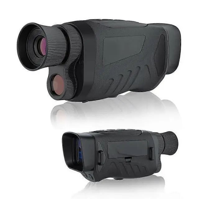 Alt view image 2 of 5 - Ecocleanpath 3W IR Night Vision Monocular, 2.5K HD 48MP for Hunting & Camping, Black with Strap