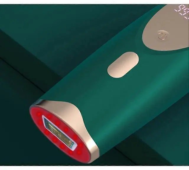 Alt view image 2 of 5 - Ecocleanpath Green Painless Hair Removal Epilator - Home IPL Device with Red & Blue Light, Salon Results