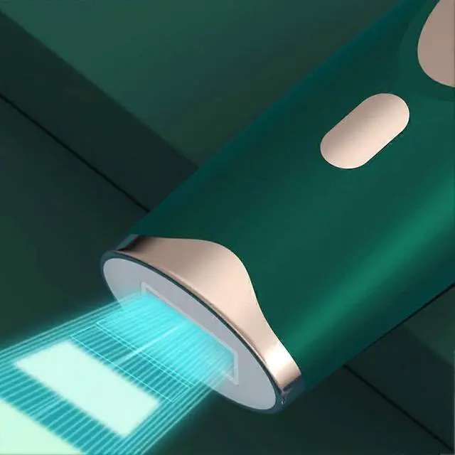Alt view image 3 of 5 - Ecocleanpath Green Painless Hair Removal Epilator - Home IPL Device with Red & Blue Light, Salon Results