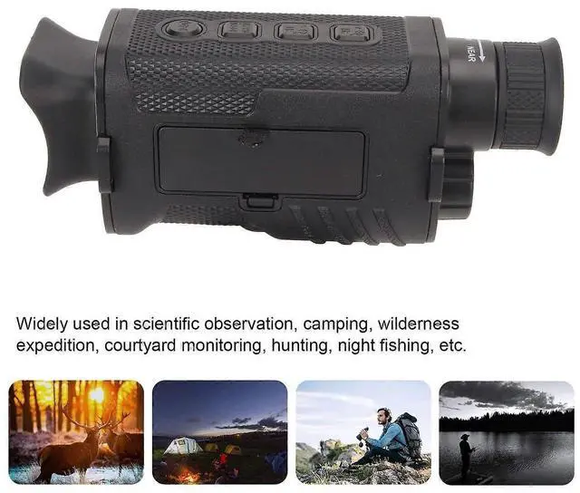Alt view image 4 of 5 - Ecocleanpath 8X Digital Night Vision Monocular, 4K/1080P Thermal Scope with 984ft Range & 2200mAh Battery for Hunting Camping