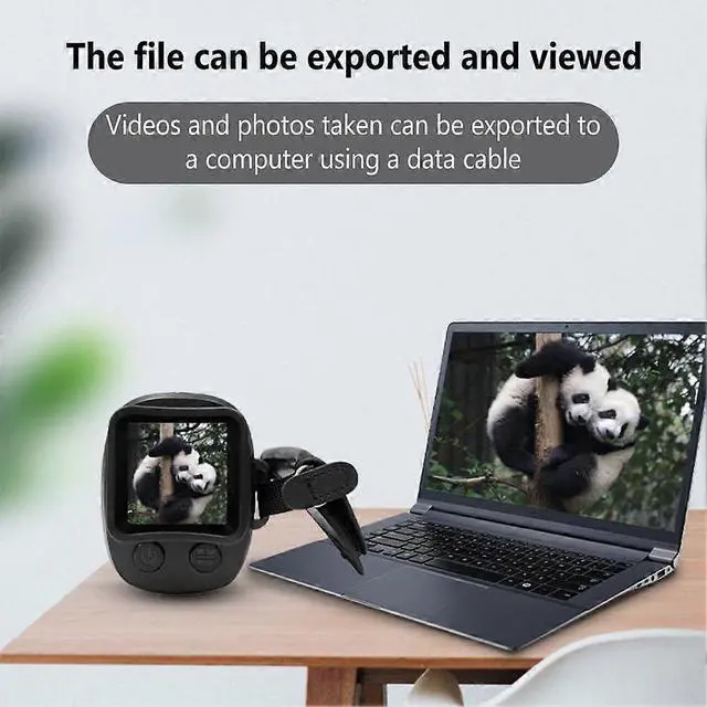 Alt view image 3 of 4 - Ecocleanpath Night Vision Monocular with Card Reader, 800m Range & 7-Level IR, IP54 Waterproof (Black)