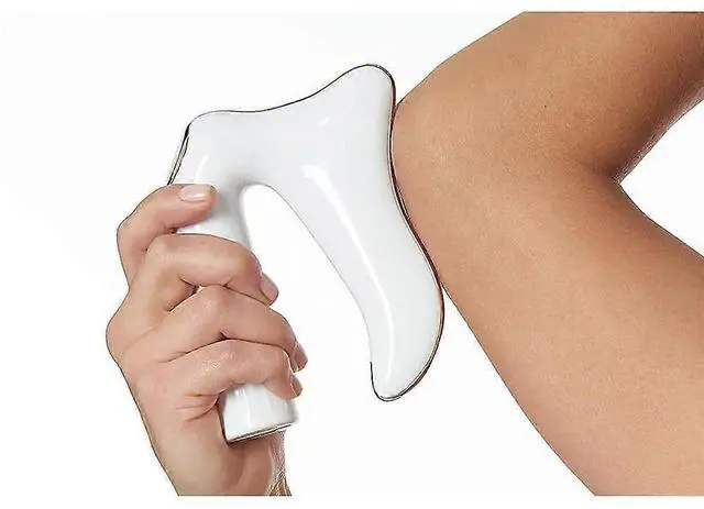 Alt view image 2 of 4 - Ecocleanpath White Electric Gua Sha Massager - 3 Modes & Heating for Muscle Relief & Skincare