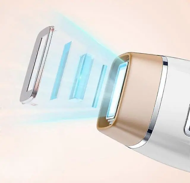 Alt view image 5 of 5 - Ecocleanpath Painless IPL Hair Removal Device with Ice Cooling, 999,999 Flashes for Women - At-Home Permanent Hair Removal (White)