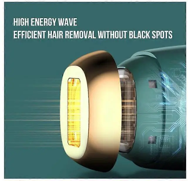 Alt view image 2 of 5 - Ecocleanpath Green IPL Laser Hair Removal Device for Women & Men, Permanent Full Body Use with 2 Modes & 9 Levels