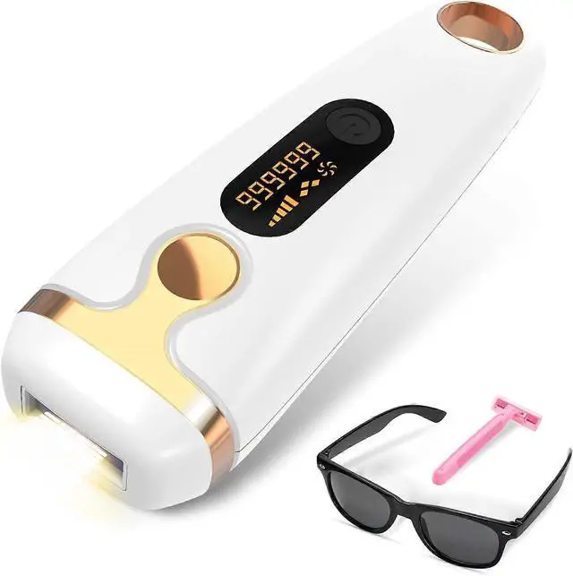 Main image of Ecocleanpath White IPL Laser Hair Removal Device - Permanent & Painless At-Home Full Body & Face Treatment