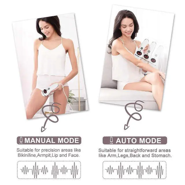 Alt view image 2 of 5 - Ecocleanpath White IPL Laser Hair Removal Device, 999,999 Flashes for Women & Men, At-Home Use