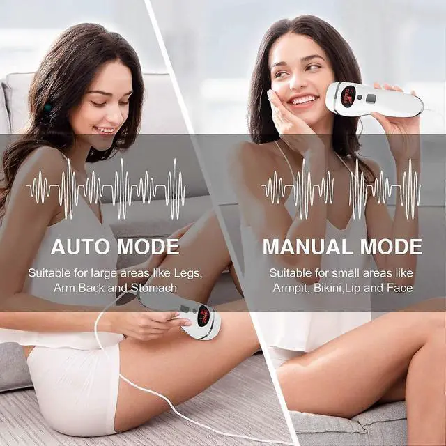 Alt view image 4 of 5 - Ecocleanpath White IPL Laser Hair Removal Device, 999,999 Flashes for Women & Men, At-Home Use