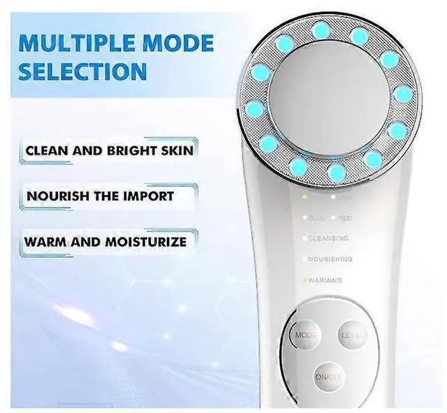 Alt view image 5 of 5 - Ecocleanpath 7-in-1 Gold Facial Massager: Anti-Aging Face & Neck Tightening Machine for Home Use