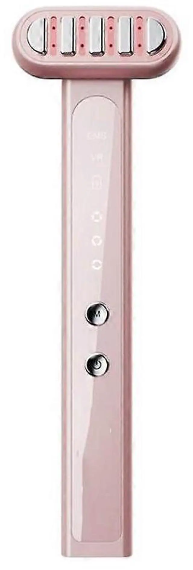 Alt view image 3 of 5 - Ecocleanpath 4-in-1 Red Light Therapy Wand & Massager for Wrinkles, Dark Spots - Black | At-Home Facial