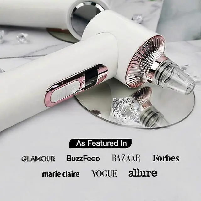 Alt view image 5 of 5 - Ecocleanpath 4-in-1 Pore Cleaner Vacuum: Rechargeable Blackhead Remover with Hot/Cold Compress & LED Light Therapy