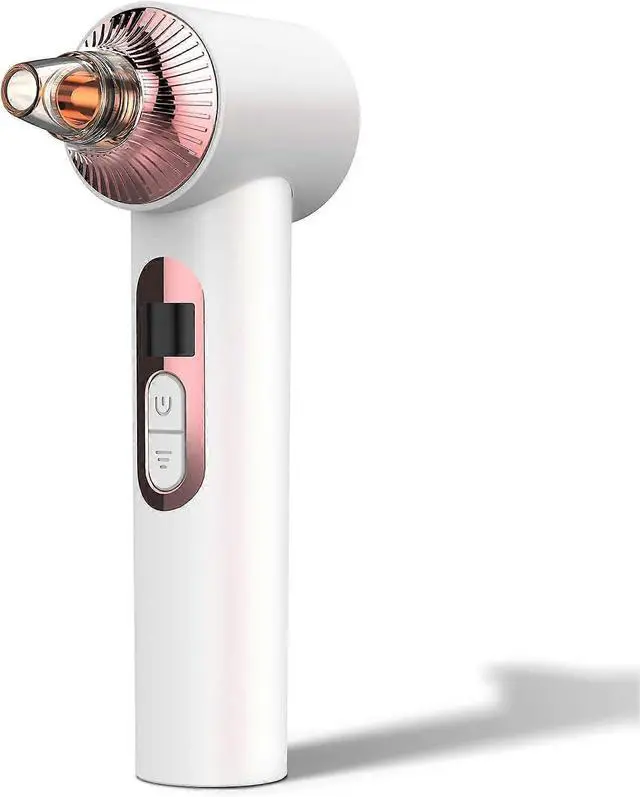 Main image of Ecocleanpath Rechargeable 4-in-1 Pore Cleaner Vacuum: Blackhead Remover with Hot/Cold Compress & Light Therapy (White)