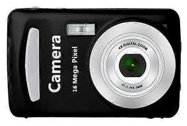 Main image of Ecocleanpath 16MP Retro Digital Camera, Compact CCD Camera with 2.4" LCD, Portable Travel & Vlogging Camera for Teens & Adults (Black)
