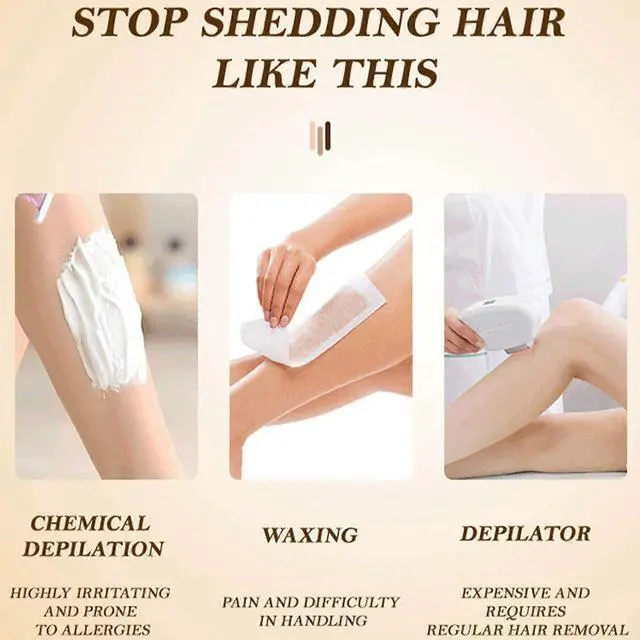 Alt view image 3 of 5 - Ecocleanpath Portable Women's Electric Epilator & Bikini Trimmer - Wet/Dry Hair Removal for Face, Arms, Legs