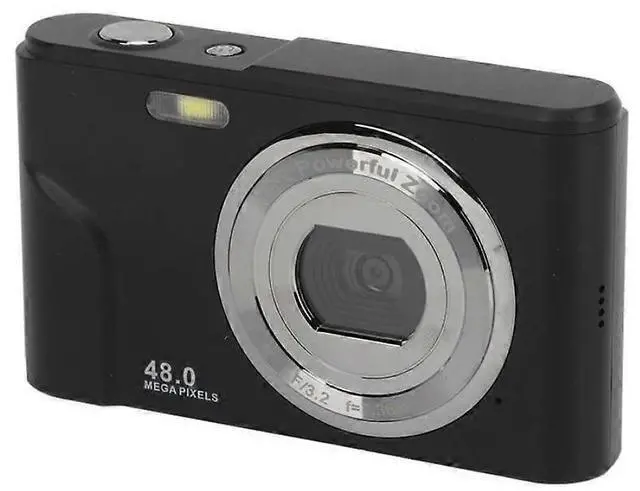 Alt view image 4 of 5 - Ecocleanpath 48MP Digital Camera with 16x Zoom, 1080P Video, 2.4" IPS Display & 32GB Card, Silver - Ideal for Travel & Graduation