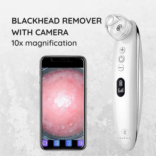 Alt view image 2 of 5 - Ecocleanpath 20MP Camera Blackhead Remover Vacuum with WIFI App - 6 Suction Modes, USB Rechargeable Pore Cleaner