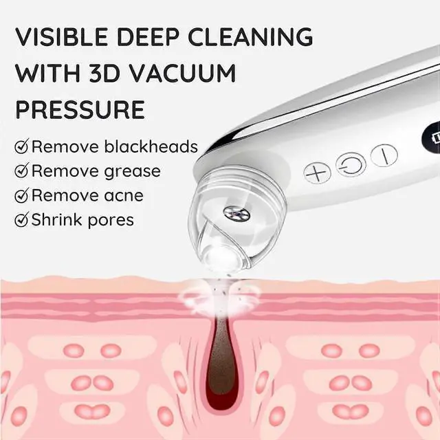 Alt view image 4 of 5 - Ecocleanpath 20MP Camera Blackhead Remover Vacuum with WIFI App - 6 Suction Modes, USB Rechargeable Pore Cleaner