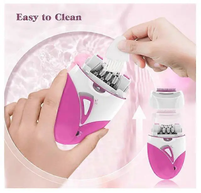 Alt view image 5 of 5 - Ecocleanpath Women's Facial Hair Remover Epilator - 36 Tweezers, 2 Speeds, LED Light, Cordless