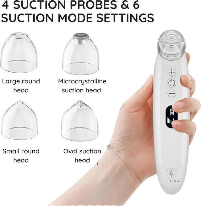 Alt view image 5 of 5 - Ecocleanpath 20MP Camera Blackhead Remover Vacuum with WIFI App - 6 Suction Modes, USB Rechargeable Pore Cleaner