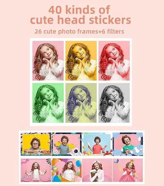 Alt view image 4 of 5 - Ecocleanpath Pink Digital Camera 48MP 1080P, 8x Zoom, 32GB, 2.8" Screen - Ideal for Teens & Beginners