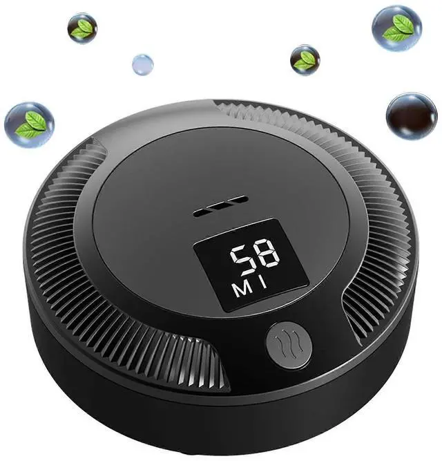Main image of Ecocleanpath Rechargeable Mini Air Purifier with Ozone System, 3-Speed, Portable for Car, Bedroom, Fridge & Shoes