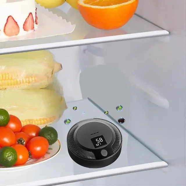 Alt view image 4 of 5 - Ecocleanpath Rechargeable Mini Air Purifier with Ozone System, 3-Speed, Portable for Car, Bedroom, Fridge & Shoes