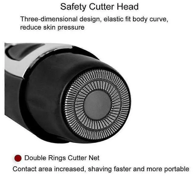 Alt view image 5 of 5 - Ecocleanpath Mini Electric Epilator for Face & Body - Painless Hair Removal, Waterproof & Portable