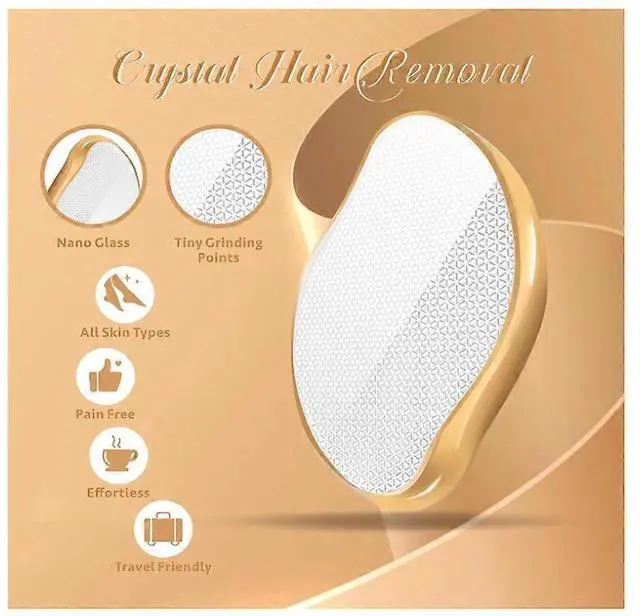 Alt view image 3 of 5 - Ecocleanpath Crystal Hair Remover Epilator for Women - Painless & Portable, All Skin Types