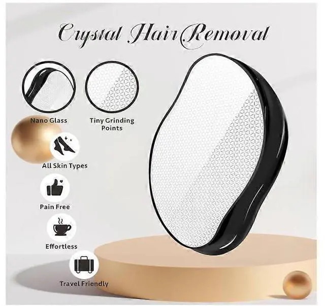 Alt view image 3 of 5 - Ecocleanpath Crystal Hair Eraser Epilator for Women - Painless & Portable Hair Removal Device