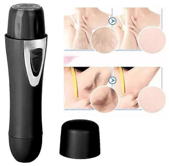 Alt view image 2 of 5 - Ecocleanpath Mini Electric Epilator for Face & Body - Painless Hair Removal, Waterproof, Black/Color Options