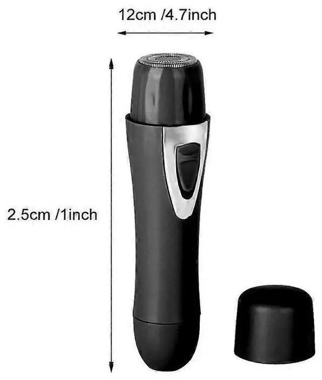 Alt view image 4 of 5 - Ecocleanpath Mini Electric Epilator for Face & Body - Painless Hair Removal, Waterproof, Black/Color Options