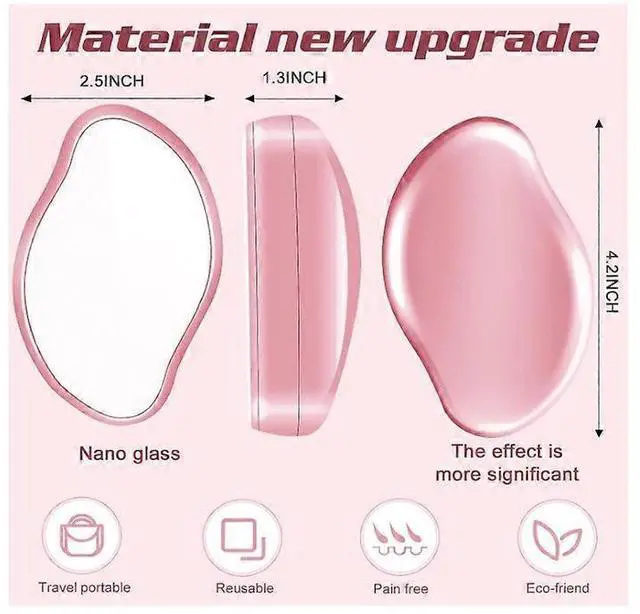 Alt view image 2 of 5 - Ecocleanpath Crystal Hair Eraser Epilator - Painless & Reusable, 3-Year Use for All Skin Types