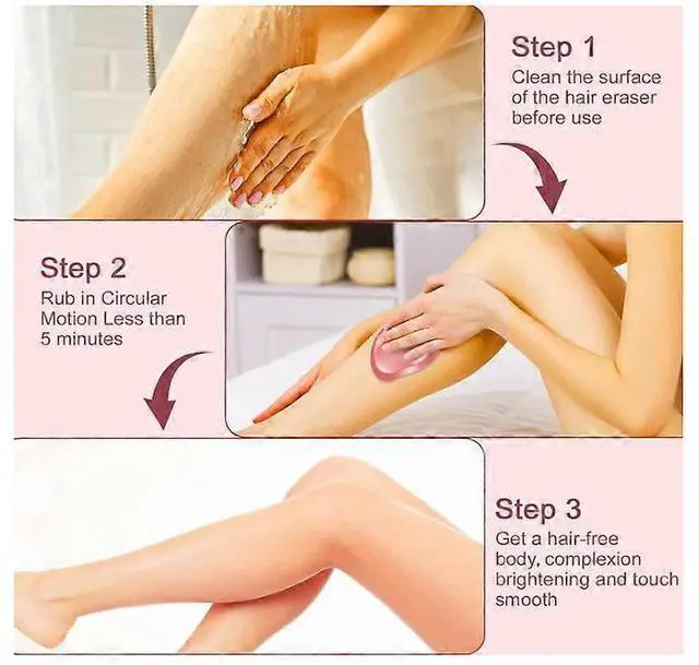 Alt view image 3 of 5 - Ecocleanpath Crystal Hair Eraser Epilator - Painless & Reusable, 3-Year Use for All Skin Types